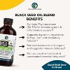 Amazing Herbs Black & Flax Seed Cold-Pressed Oil Blend for Heart Health, Digestion, and Immune Support   8 oz - 4 of 4