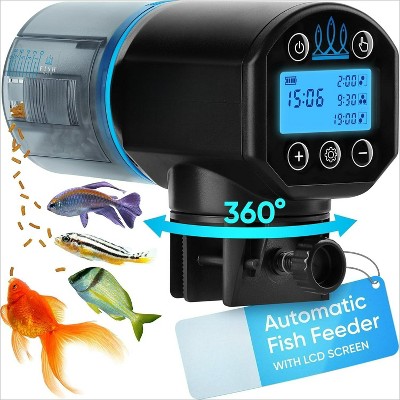 Automatic Fish Feeder for Aquariums and Ponds, 2025 Model Food Dispenser with Timer