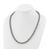 Chisel Stainless Steel Polished 8mm 24" Fancy Link Necklace - 4 of 4
