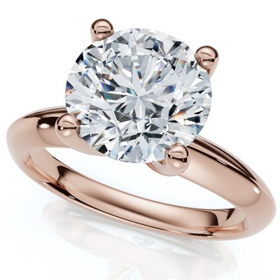 Pompeii3 Certified 2.60Ct Solitaire Diamond Engagement Ring Gold or Platinum Lab Created