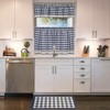 Kate Aurora Navy & White Buffalo Plaid Memory Foam Anti-Fatigue Kitchen Floor Mat 30 In. W X 18 In. L - 3 of 3