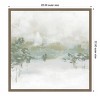 Amanti Art 22"x22" Winter Hillside I by June Erica Vess Framed Canvas Wall Art - 4 of 4