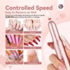Saviland Exclusive Love Series Electric Nail Drill - Portable Efile Machine with Complete Drill Bits Rose Gold - 2 of 4