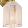 Possini Euro Design Possini Euro Jacob 11" High Gold and Natural Rope Wall Sconce - 3 of 4
