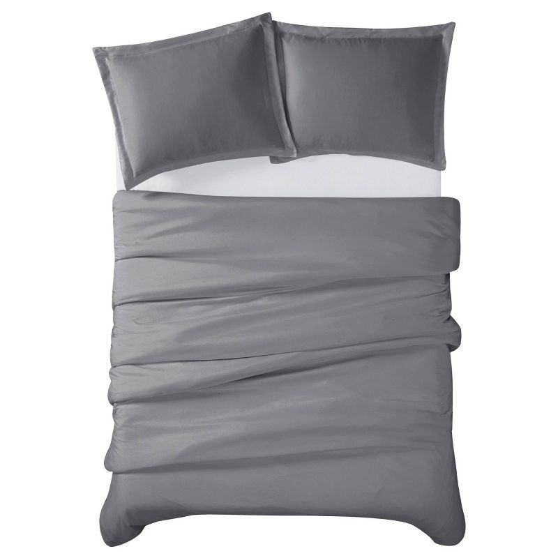 Heritage Solid Duvet Cover Set - Cannon, 5 of 8