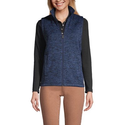 Lands' End Women's Sweater Fleece Vest