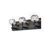 Elegant Lighting Graham 3 - Light Sconce in  Black - 4 of 4