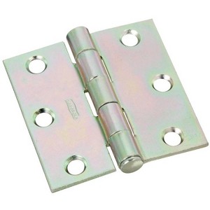National Hardware 2-1/2 in. L Zinc-Plated Broad Hinge 2 pk - 1 of 1