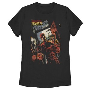 Women's Marvel Zombies Halloween Trick or Treat T-Shirt - 1 of 3