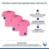 CTM Men's Comfort Colors Dyed Short Sleeve T-Shirt (Set of 3) - 2 of 4