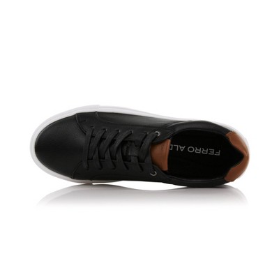Ferro Aldo Mens Daniel MFA19692 Classic Low-Top Lace-up Fashion Sneakers, in Black, Size 10 — фото 5