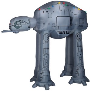 Gemmy Christmas Airblown Inflatable AT w/Light String Giant Star Wars, 8 ft Tall, Multi - 1 of 2