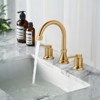 WOWOW 8 in. Widespread Double Handle Bathroom Faucet with Pop-up Drain Kit - 2 of 4
