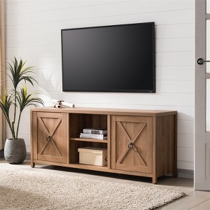 Golden Oak TV Stand - Henn&Hart - 1 of 4