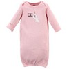 Luvable Friends Infant Girls Cotton Gowns, Unicorn, Preemie/Newborn - 2 of 4