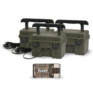 Stealth Cam 12V Weatherproof Battery Box (3-Pack, Dark Green) Bundle - 1 of 4