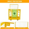 43"x45" Forklift Platform Safety Cage,Work Platform for Loader,Man Basket for Forklift 1800lbs Capacity,2-Man Collapsible Lift Basket - 2 of 4