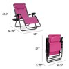 Best Choice Products Oversized Zero Gravity Chair, Folding Outdoor Patio Recliner w/ Cup Holder - 2 of 4