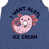 Girls' - Instant Message - I Want Alotl Ice Cream Graphic Sleeveless Aline Dress - 2 of 4