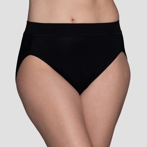 Vanity Fair Womens Beyond Comfort Seamless Waist Hi-cut 13212 - Midnight  Black - 7 : Target