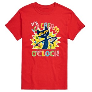 Men's - Pete the Cat - Icecream Oclock Short Sleeve Graphic T-Shirt - 1 of 4