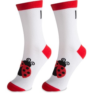 Pavilion Gift Company - Lady Bug - S/M Unisex Socks - Socks - 1 of 4