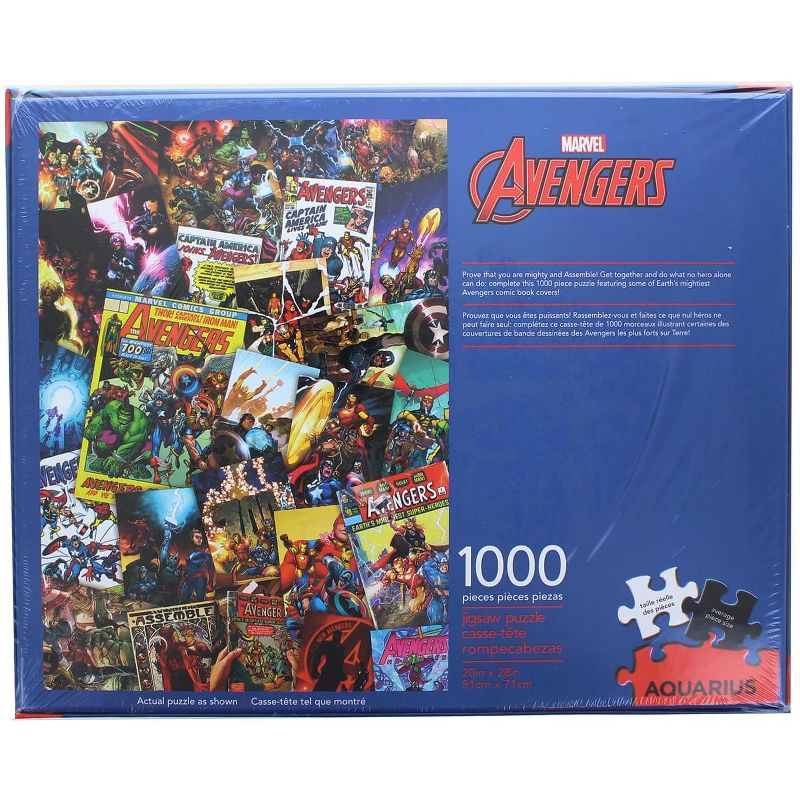 Aquarius Puzzles Marvel Avengers Comic Collage 1000 Piece Jigsaw Puzzle, 3 of 7