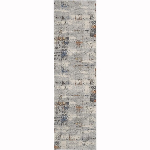 Nourison Grand Expressions Indoor only Area Rug - 2'2" x 7'6" Grey/Multi - image 1 of 4