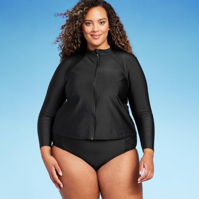 Private Island Women Plus Size UPF50+ Swim Tank Bra Top Rash Guard (S,  Black) : Buy Online at Best Price in KSA - Souq is now : Fashion