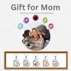 Birthstone Mom Necklace for Mother by Ginger Lyne Sterling Silver Swinging CZ - image 2 of 4