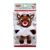 Rudolph the Red-Nosed Reindeer Swaddle Plush and Blanket Baby Toy - 2 of 4