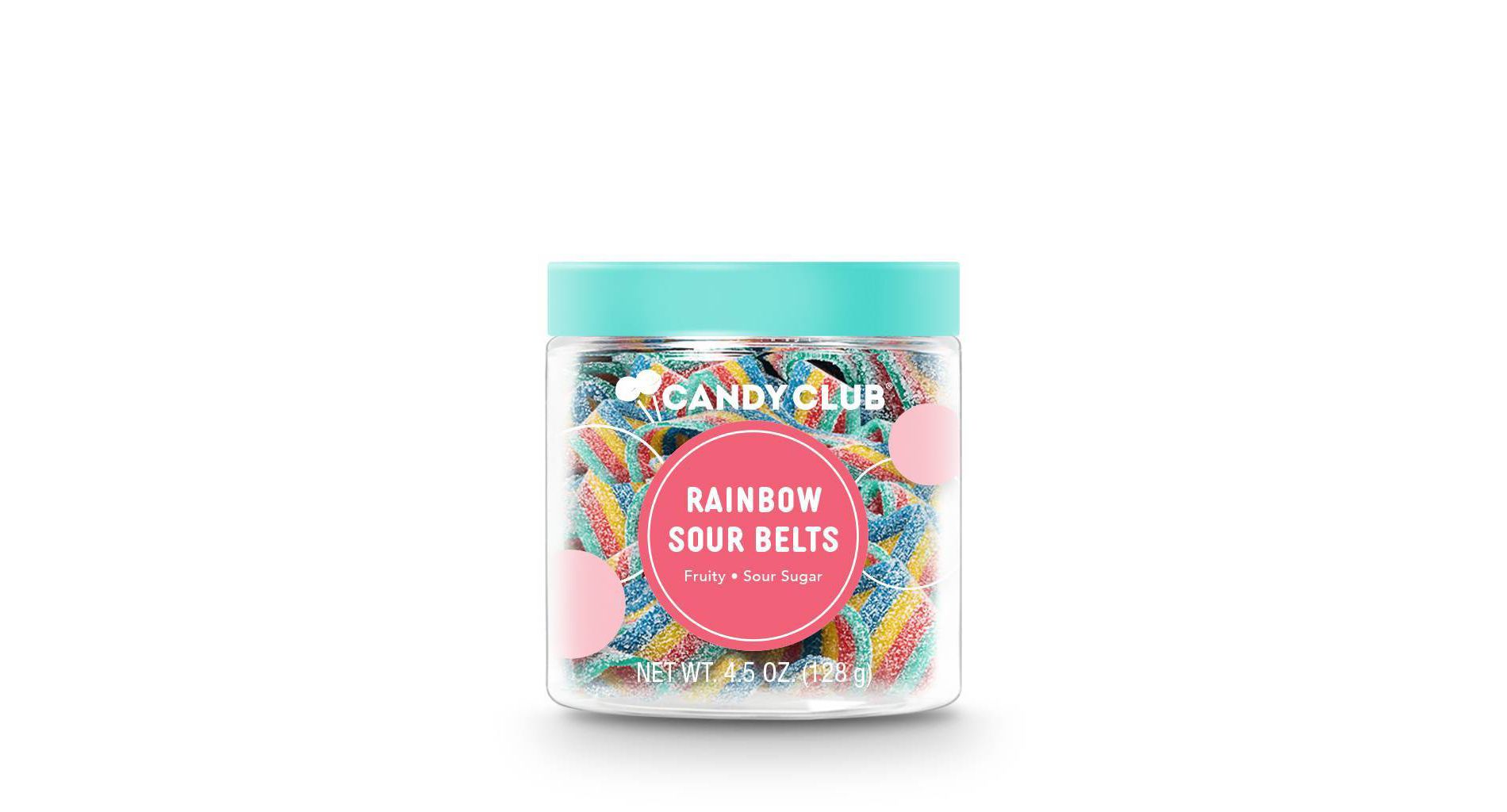Candy Club Rainbow Sour Belts - 4.5oz