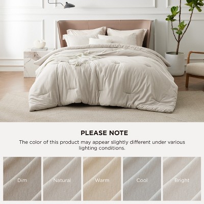 Bedsure Comforter Set – Soft Bedding for All Seasons, Cationic Dyed 3-Piece Bed Set, Includes 1 Comforter and 102 Pillow Shams — фото 6