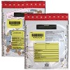 Nadex Coins™ Tamper-Evident 9-In. x 12-In. Clear FRAUDSTOPPER® Bank Deposit Bags - 2 of 4