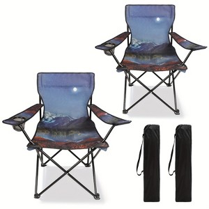 UBSSO Scenic Print Folding Camping Chair - 1 of 1
