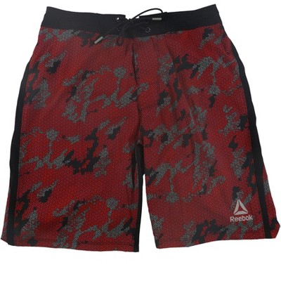 Reebok Mens Jacquard Swim Bottom Board Shorts
