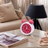 REGALWOVEN Battery Powered Metal Silent Non-Ticking Compact Size Alarm Clock 3.3"L x 2.2"W x 5.1"H 1 Pc - 2 of 4