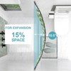 LunaLulinlk Curved Shower Curtain Rod 43-72 Inches Adjustable, Shower Rods for Bathroom Aluminum Rustproof - 4 of 4