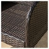 Corsica 7pc Wicker Dining Set - Multibrown - Christopher Knight Home: Outdoor Furniture, 6 Arm Chairs, Oval Table - 3 of 4