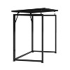 NicBex Home Office Desk 39.37" L Morden Folding Writing Desk with Wooden Desktop and Metal Legs for Study and Work, Space Saving - 3 of 4