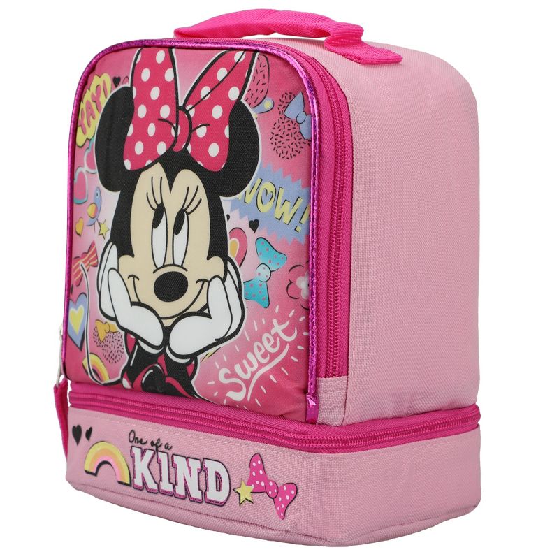 Minnie Mouse Dual Compartment Kids Lunch Bag, 2 of 5