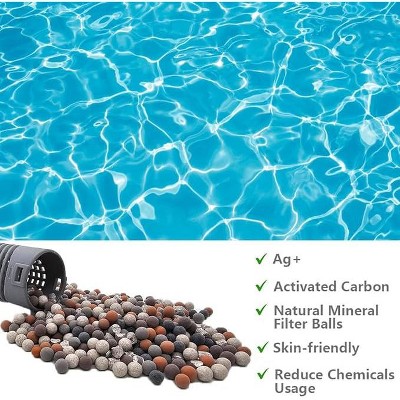 Akoasm 3-Pack Silver Ion Filter Cartridges for Hot Tubs-Gray