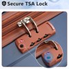 ORRD Luggage 3-Piece Set Hardshell Expandable Spinner TSA Lock, 20/24/28 Inch Black Suitcases for Travel - 4 of 4