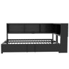 YOOCOZZ Full Size Metal Daybed with Twin Trundle, Storage Space, and USB Ports - 2 of 4