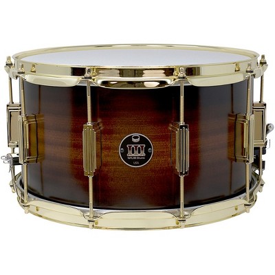 WFLIII Drums Mahogany Snare Drum 14 x 8 in. Mahogany Vintage Maple Burst