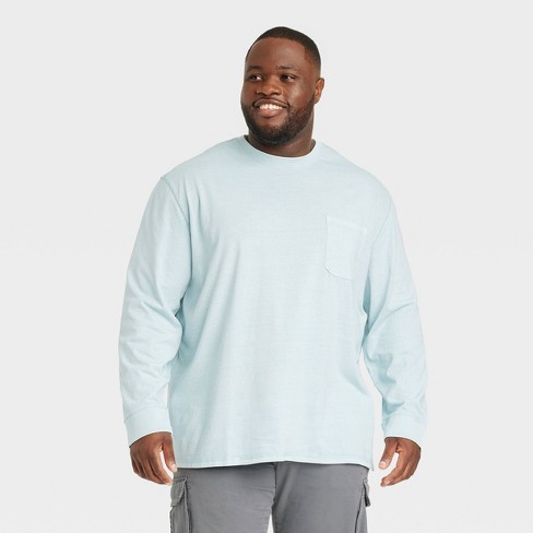 big men's long sleeve t shirts