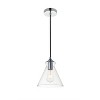 Elegant Lighting Destry 1 Light Black Pendant With Clear Glass - 3 of 4