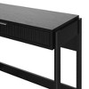 MDF Reeded Drawer Front Transitional Writing Desk with Spacious Work Surface and Durable Warp - 4 of 4
