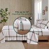Sapphtopaz Bedding Set, Cotton Flannel Brushed on Both Sides Bedding Set 1 Fitted Sheet, 1 Flat Sheet, and Pillowcases, Machine Washable - 2 of 4