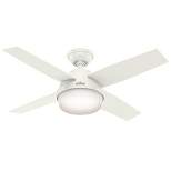 44" LED Dempsey Integrated Ceiling Fan with Remote (Includes Light Bulb)  - Hunter Fan